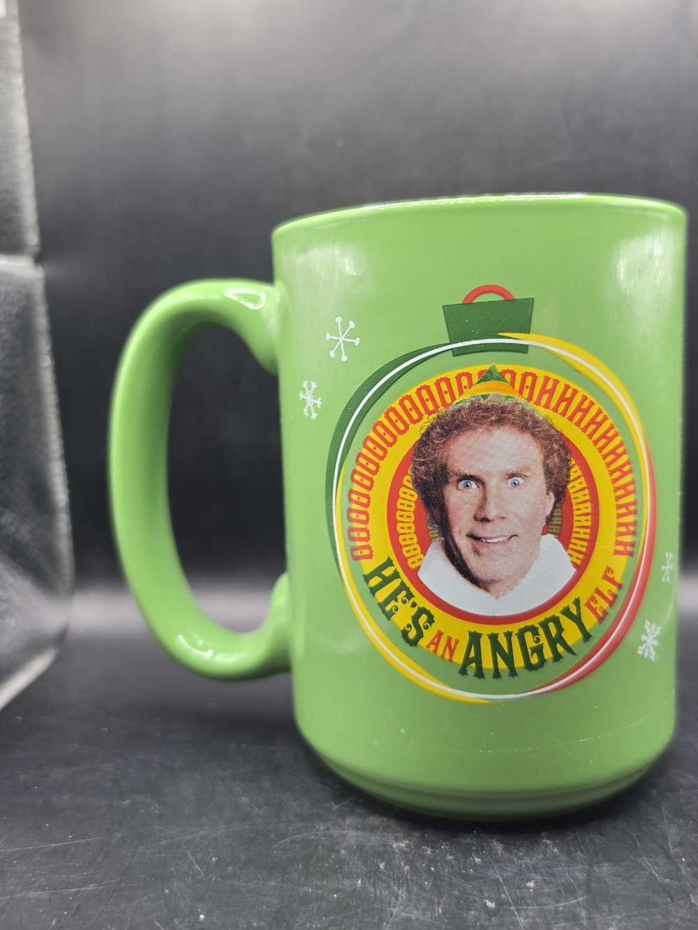 Will Ferrell Buddy Elf Movie He's An Angry Elf Funny Coffee Mug Cup